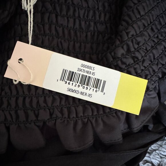 Summersalt | NWT The Silky Luxe Smocked Maxi Dress in Black Size XS - Picture 7 of 10